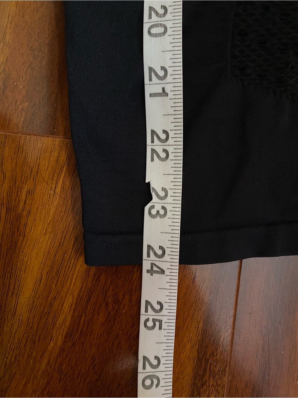 Fabletics High Waist Black Sporty Leggings with mesh sides XL - Picture 5 of 7